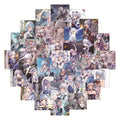 Genshin Impact Ayaka Stickers, Customize Anywhere: white, silver anime-style silver/white-haired female character, anime, fan