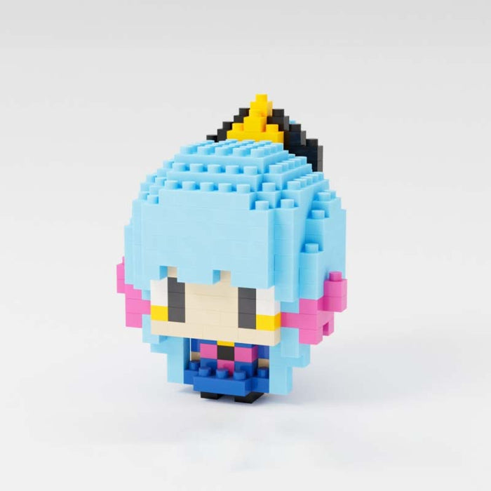 Genshin Impact Character Building Set: yellow, orange cartoon character with yellow hair and animal-like ears, kawaii cartoon
