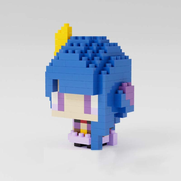 Genshin Impact Character Building Set: yellow, orange cartoon character with yellow hair and animal-like ears, kawaii cartoon