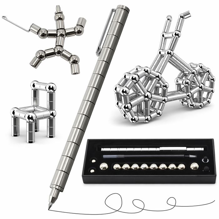 Gift Set: Pen for Fidgeting Silver
