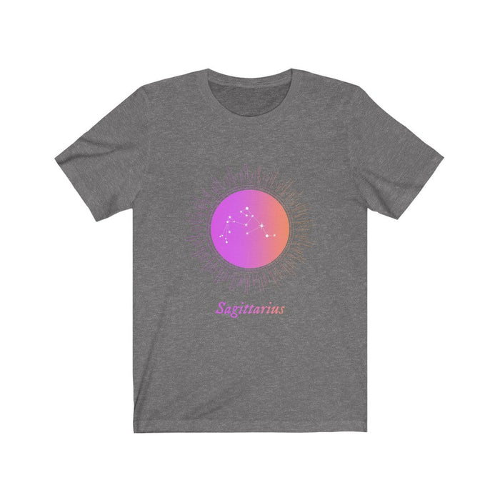 Gradient Zodiac T-Shirt for Women: Embrace Your Inner SAGITTARIUS!: black, purple Sagittarius zodiac sign, celestial zodiac g