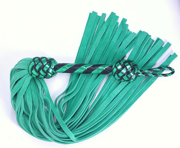 Green Suede Flogger - In Stock
