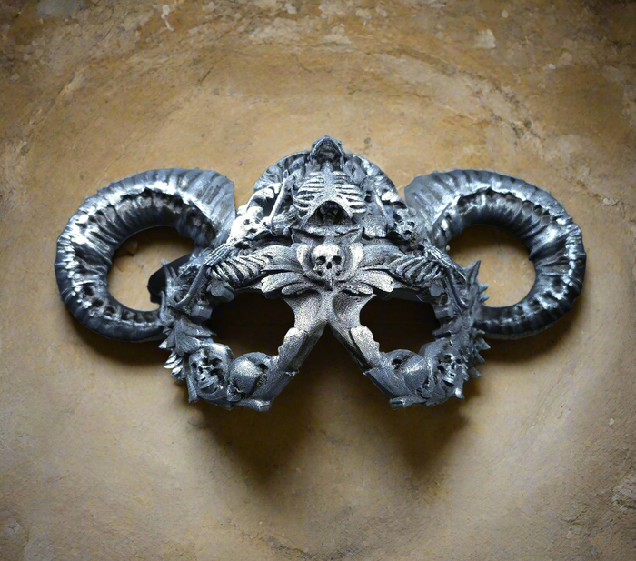 Guardian of the Ossuary Mask- Silver- In Stock