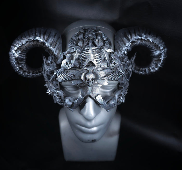 Guardian of the Ossuary Mask- Silver- In Stock