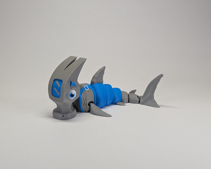 Hammerhead Shark Signature Creature Flexy Factory facing forward left