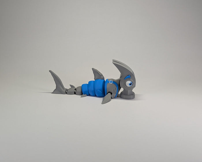 Hammerhead Shark Signature Creature Flexy Factory facing right