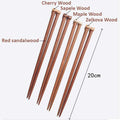 Handmade Cat Chopsticks for Cat Lovers: brown, tan cat, cute cartoon style