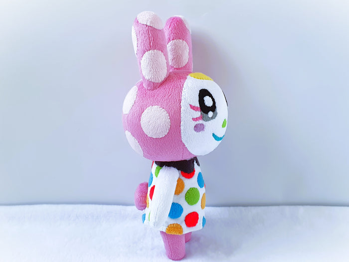 Handmade custom Crissy the rabbit plush