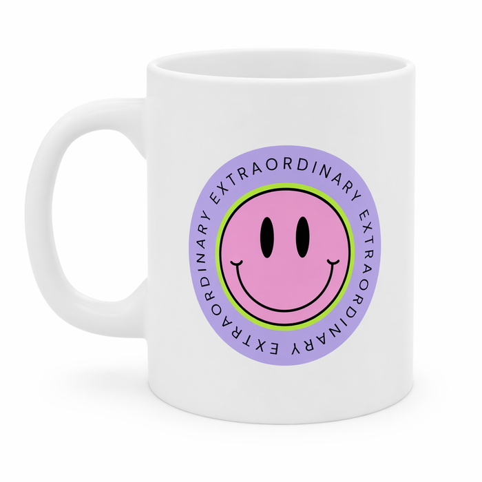 Happy Face Extraordinary Coffee Tea Mug Default
