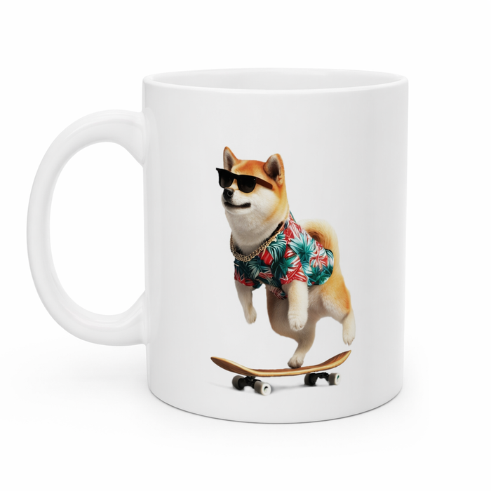 Hawaiian Shirt Shiba Inu Mug Default