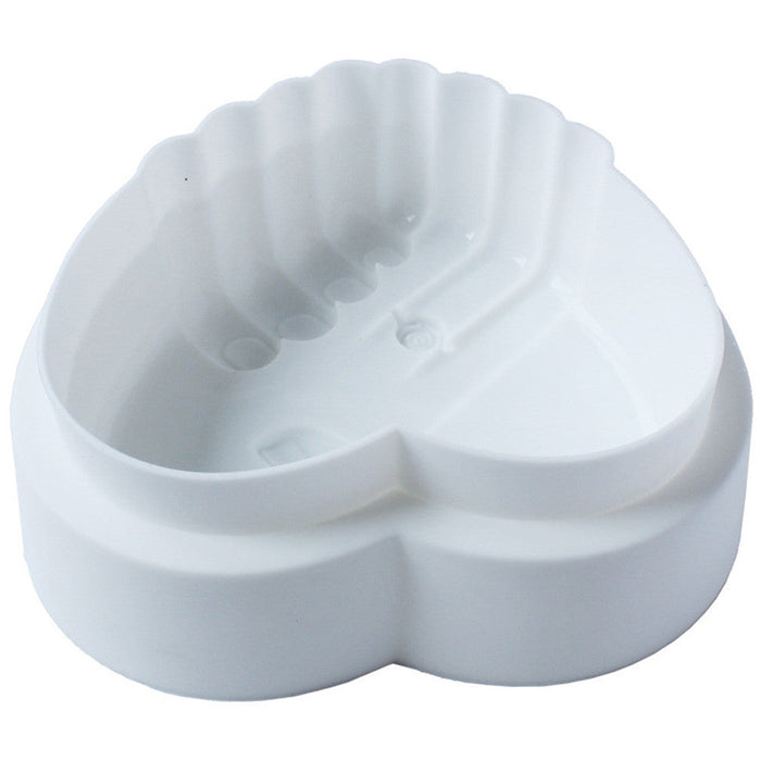 Heart-Shaped Silicone Cake Decorating Mold, Resistant to Heat: white cat, cartoon style
