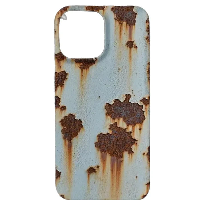 Heat Transfer Rusty Fleece Shell Style Film Hard Phone Shell Case for iphone