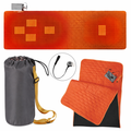 Heated USB Portable Camping Mat for Outdoor Sleeping Orange