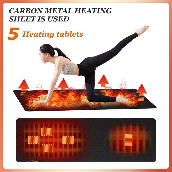 Heated USB Portable Camping Mat for Outdoor Sleeping: blue, orange heated sleeping bag with carrying sack, outdoor camping ge