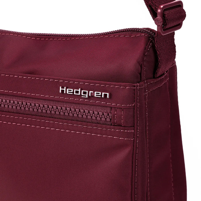 Hedgren EYE NEO Crossbody Bag with RFID Pocket - Maroon Banner