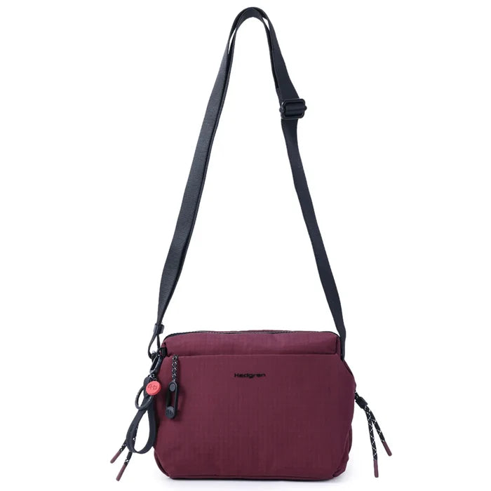 Hedgren KOSHO Medium Crossover Shoulder Bag - Maroon Banner