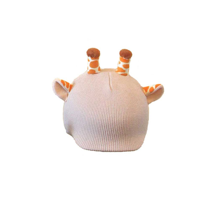 Helmet Rizz: Giraffe Ski Cover: dark brown, cream giraffe, cartoon style