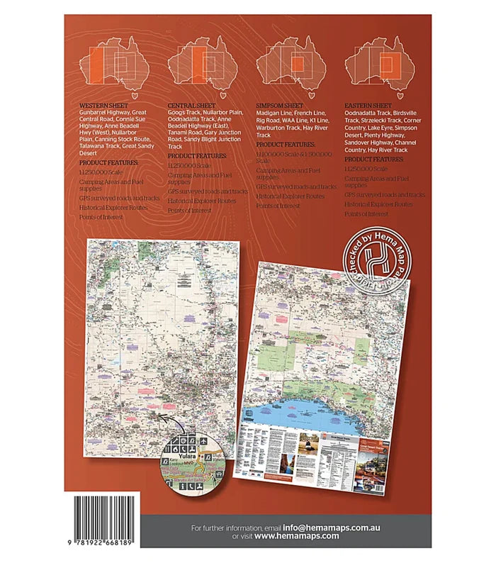 Hema Great Desert Tracks Map Pack - Edition 9