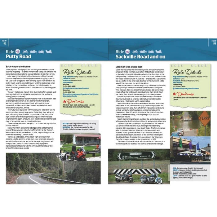 Hema Motorcycle Adventures - Discover Australia’s Top 200 Rides - 7th Edition
