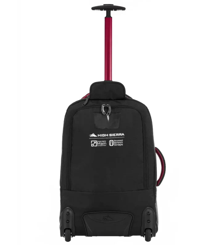 Recessed telescopic mono trolley handle