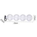 Ice Sphere Mold for Making Balls of Ice: transparent clear, black linked spherical ice mold trays, minimal functional style