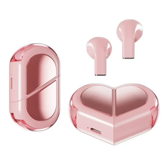 K520 Heart-Shaped Wireless Gaming Earbuds
