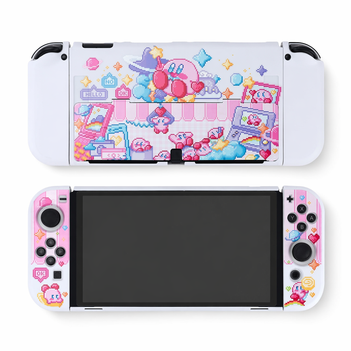 Kawaii Kirby Switch OLED Case Default
