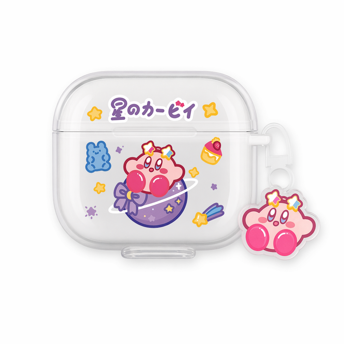 Kirby AirPods Case with Charm Default