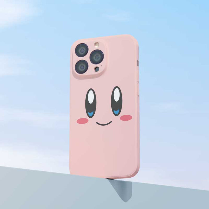 Kirby iPhone Cases with High-resolution Graphics: pink, mint green cute cartoon food, animals, and character illustrations, k