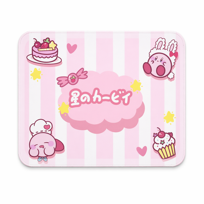 Kirby Mouse Pads - Cute & Durable White