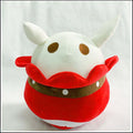 Klee Jumpy Dumpty Plush Bunny: white, red cartoon animal/character, kawaii cartoon style