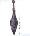 Large Thwacker in Bronze and Silver Paisley- Made to Order