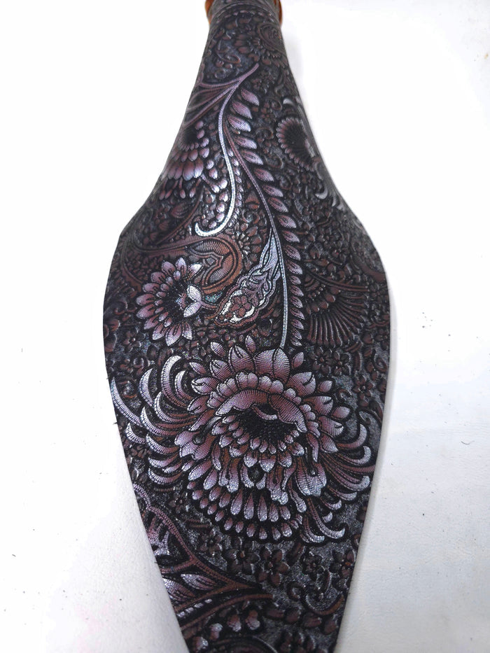 Large Thwacker in Bronze and Silver Paisley- Made to Order