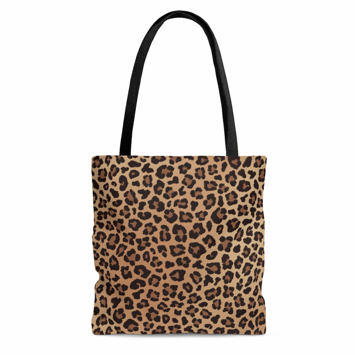 Leopard Print Animal Tote Bag - Clear Core Meaning, Different from Original Default