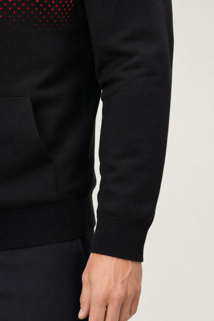 Lightweight Zip-Up Hoodie for Men Black