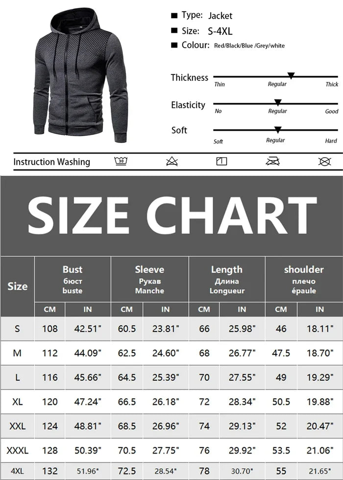 Lightweight Zip-Up Hoodie for Men: dark gray, black zip-up hooded sweatshirt, minimal sporty style