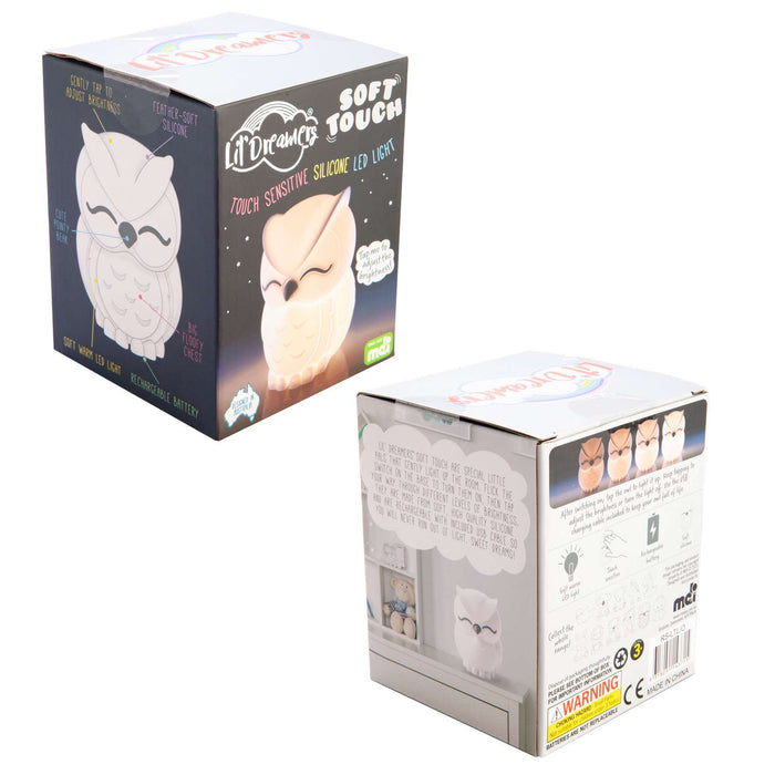 Lil Dreamers Soft Touch LED Light - Owl - Sensory Zone