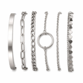 Link Chain Set - Embrace the Boho Vibe Silver