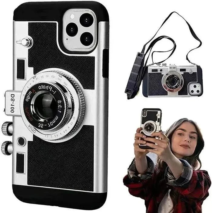 Luxury 3D Camera Phone Case for Samsung