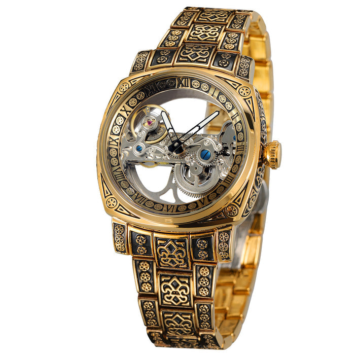 Luxury Men's Skeleton Mechanical Watch