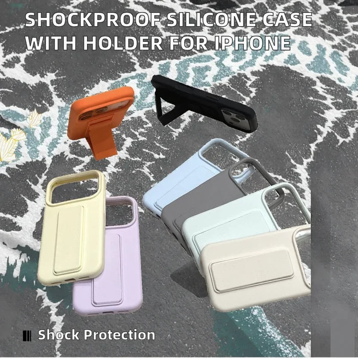 Luxury Shockproof Soft Liquid Silicone Phone Case