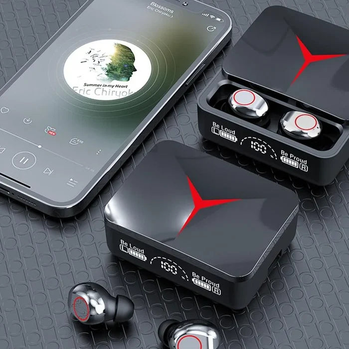 M90 Pro Earbuds Bluetooth 5.3 Touch Control Gaming Pakistan
