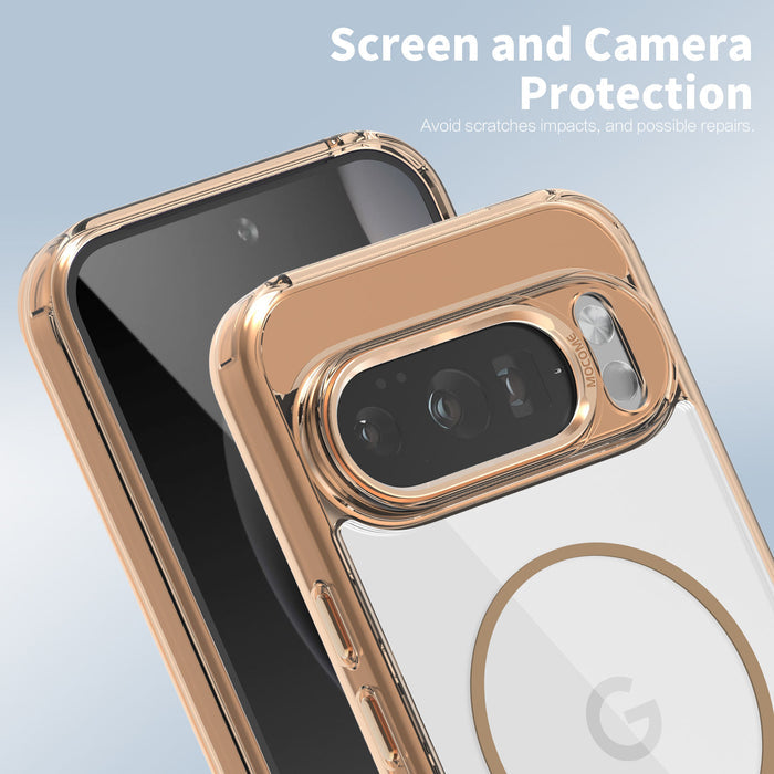 Magnetic Clear Military Shockproof Protective Case for Pixel