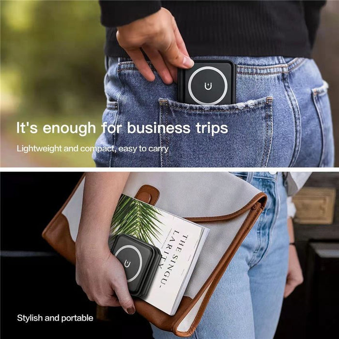 Magnetic Foldable Charger for Multiple Devices: black, dark gray foldable magnetic phone stand/charger, minimal modern style