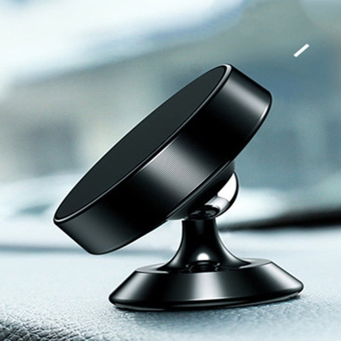 Magnetic Phone Holder for Vehicles: black, dark gray car dashboard phone mount, minimal modern style