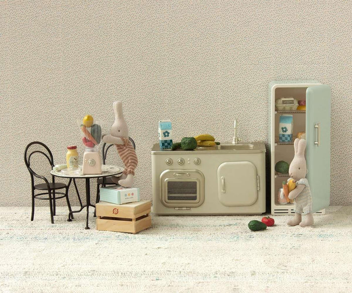 Maileg Fall Winter 24 Miniature Fridge Mint PREORDER ONLY - Ruby & Grace