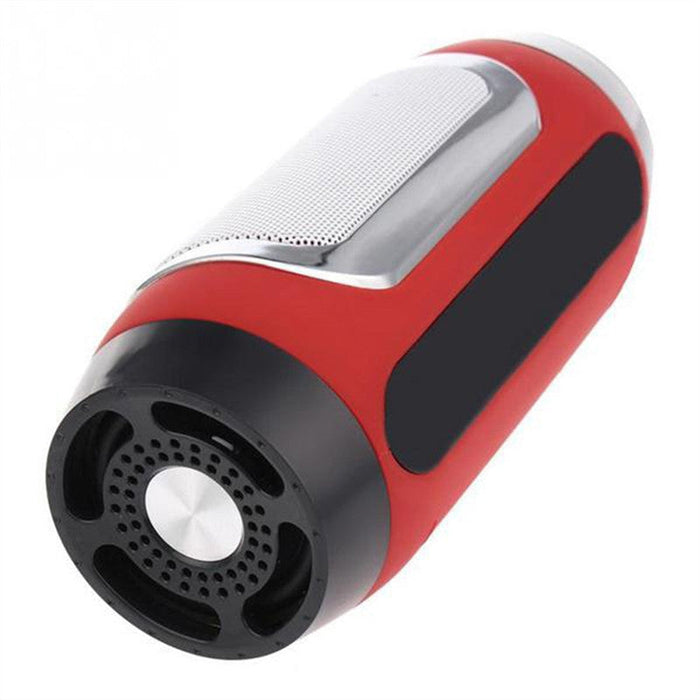 Mini Bass Bluetooth Speaker: Unveiling the Mighty Subwoofer: red, black portable speaker, modern portable electronic style