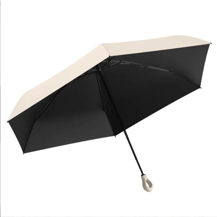 Modern Style 5-Fold Flower Umbrella Manual Compact Design