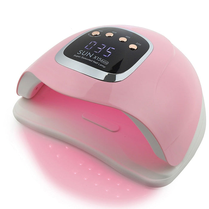 Nail Lamp with 66 LED Lights: pink, white UV/LED nail lamp, modern style