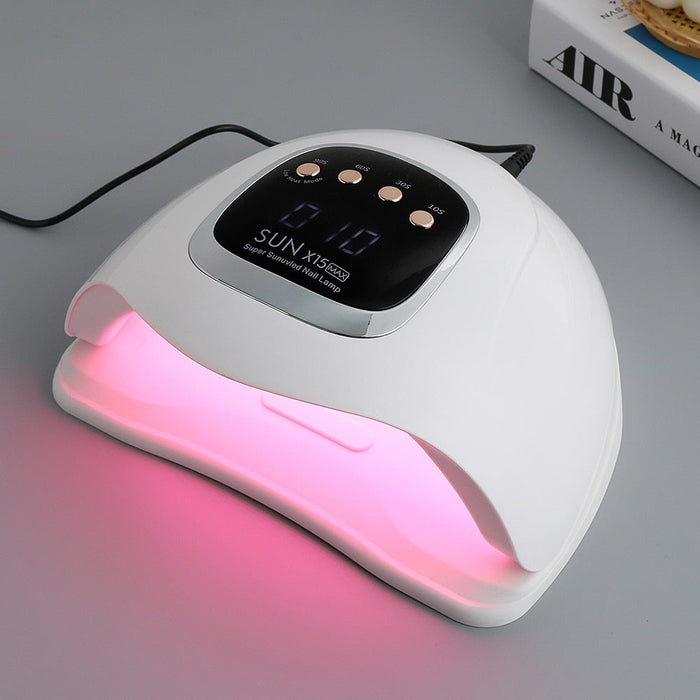 Nail Lamp with 66 LED Lights: pink, white UV/LED nail lamp, modern style